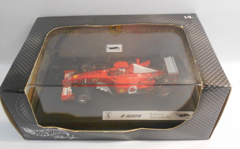 HOT WHEELS 1/43 Scale Diecast 54619 FERRARI F-2002 R BARRICHELLO