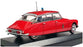 Vitesse 1/43 Scale L066 - 1961 Citroen DS19 Pompiers De Paris - Red