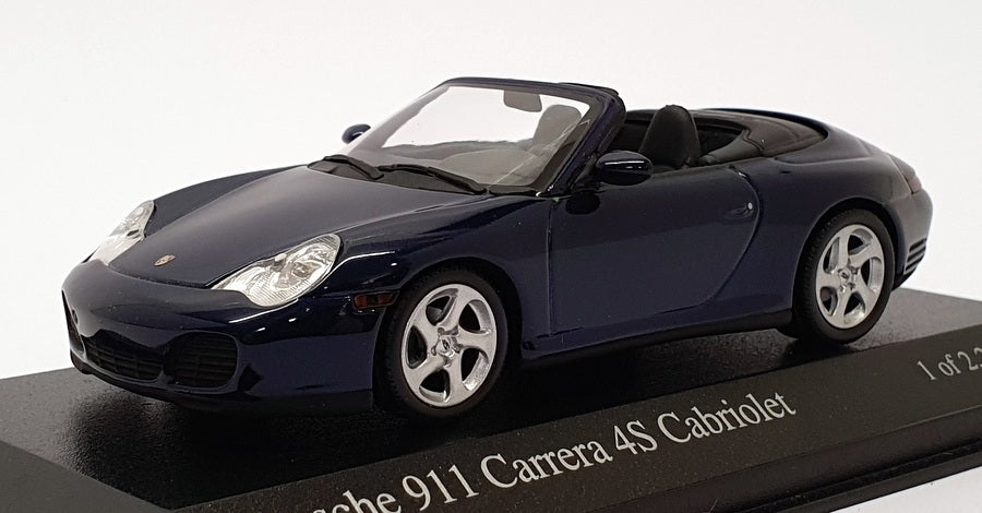 Minichamps 1/43 Scale 400 062832 - Porsche 911 4S Cabriolet - Metallic Blue