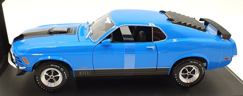 Maisto 1/18 Scale Diecast 31453 - 1970 Ford Mustang Mach 1 - Blue
