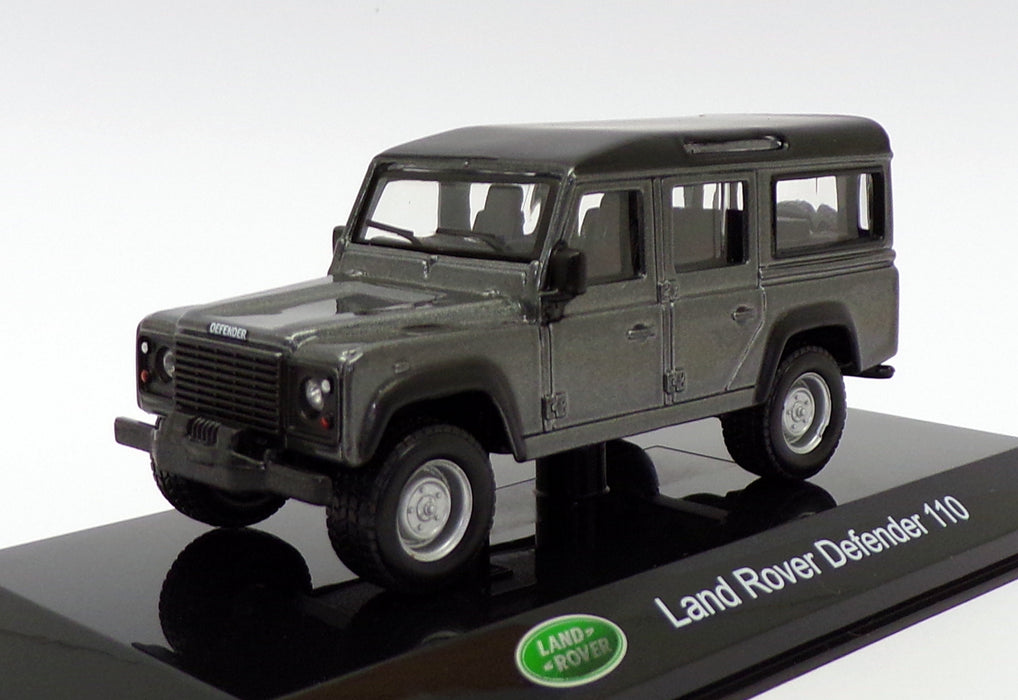 Burago 1/47 Scale 18-32060 - Land Rover Defender 110 - Grey