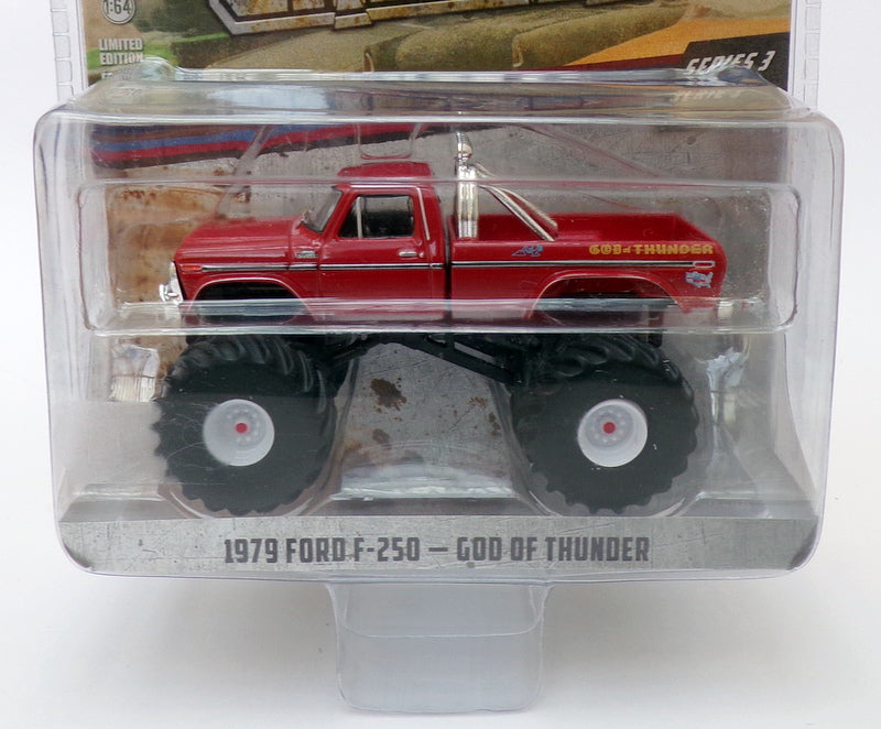 Greenlight 1/64 Scale 49030-E - 1979 Ford F-250 - God Of Thunder