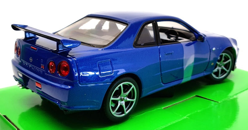 CARNEL 1/43 NISSAN Skyline GT-R VspecII (BNR34) 2000 Bayside Blue EUR CARNEL 1/43 NISSAN Skyline GT-R VspecII (BNR34) 2000 Bayside Blue EUR