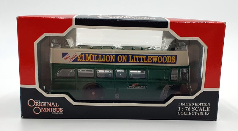 Corgi 1/76 Scale OM41908 - Leyland PD3 Queen Mary Open Top Bus R99C