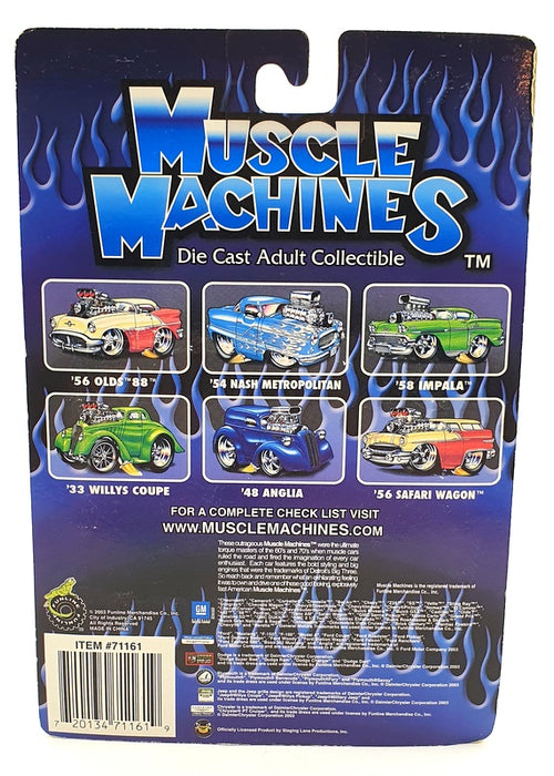 Muscle Machines 1/64 Scale Diecast 71161 03-01 - 1954 Nash Metropolitan