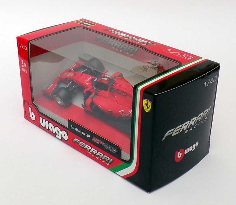 Burago 1/43 Scale 18-36815V - F1 Ferrari SF90 - #5 Australian GP
