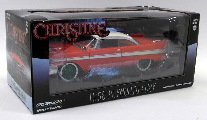 Greenlight 1/24 Scale Diecast - 84071 1958 Plymouth Fury Christine / Chase car
