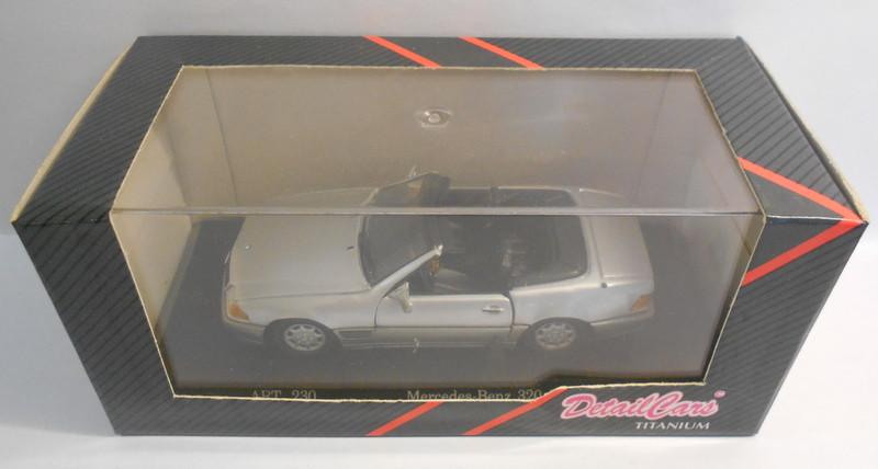 Corgi Detail 1/43 Scale - ART.230 MERCEDES 320 SL CABRIO SILVER