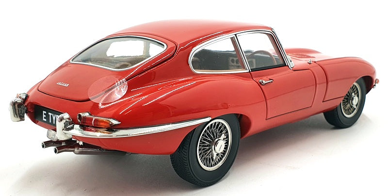 Kyosho 1/18 Scale Diecast 08954R - Jaguar E-type Coupe - Red