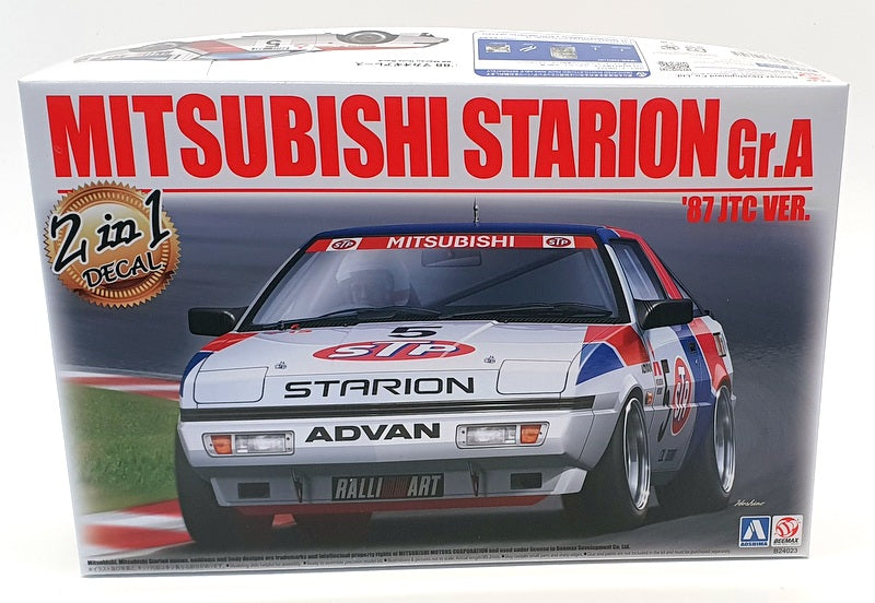 Model NuNu 1/24 Scale Model Kit Car B24023 - Mitsubishi Strarion Gr.A