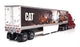 Diecast Masters 1/50 Scale 85665 - Peterbilt 579 Truck & Cat Mural Trailer - Red