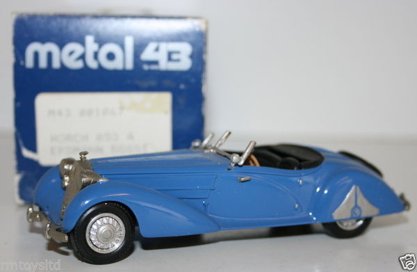 WESTERN MODELS 1/43 PROTOTYPE - M43 1067 - HORCH 853 A ERDMANN ROSSI - BLUE