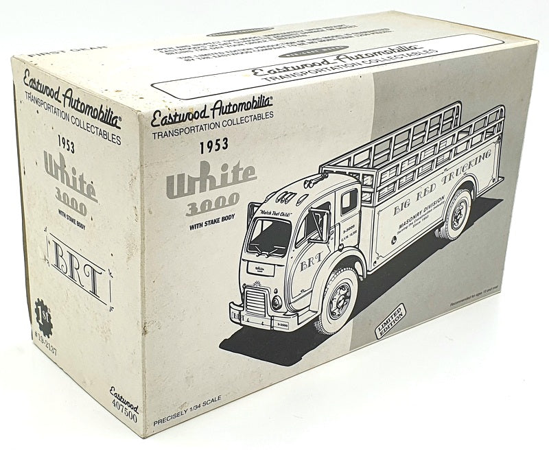 First Gear 1/34 Scale 19-2137 1956 White 3000 Stake Body BRT Trucking