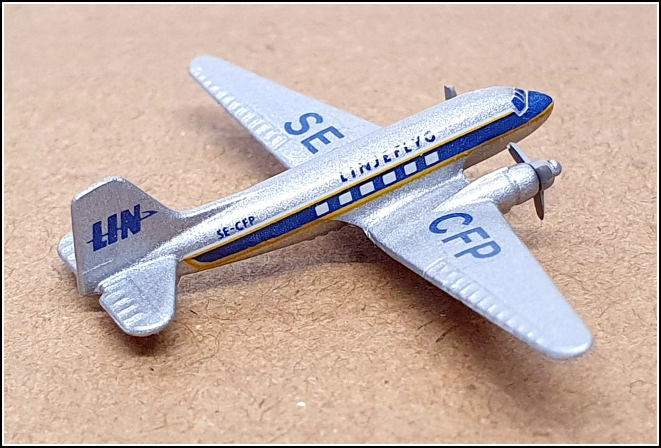 Schabak 1/600 Scale 932/70 - Douglas DC-3 Aircraft - Linjeflyg