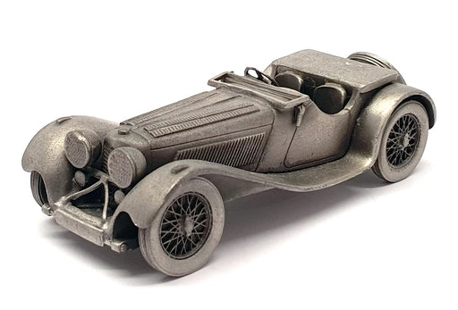 Danbury Mint Appx 9cm Long Pewter DA16321N - 1939 Jaguar SS100 3.5L