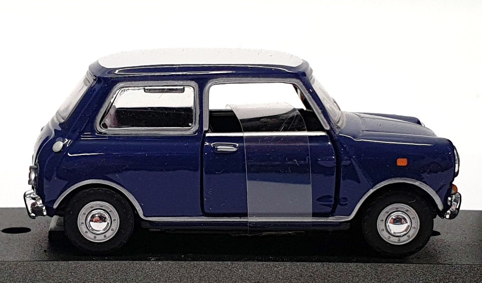Cararama 1/43 Scale Diecast 141BW - Mini Cooper - Blue/White