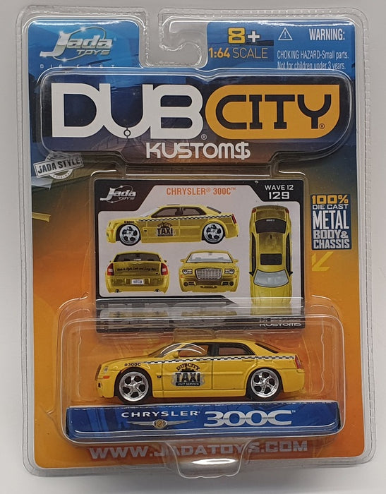 Jada 1/64 Scale Model Car 12002 - Chrysler 300C Taxi - Yellow