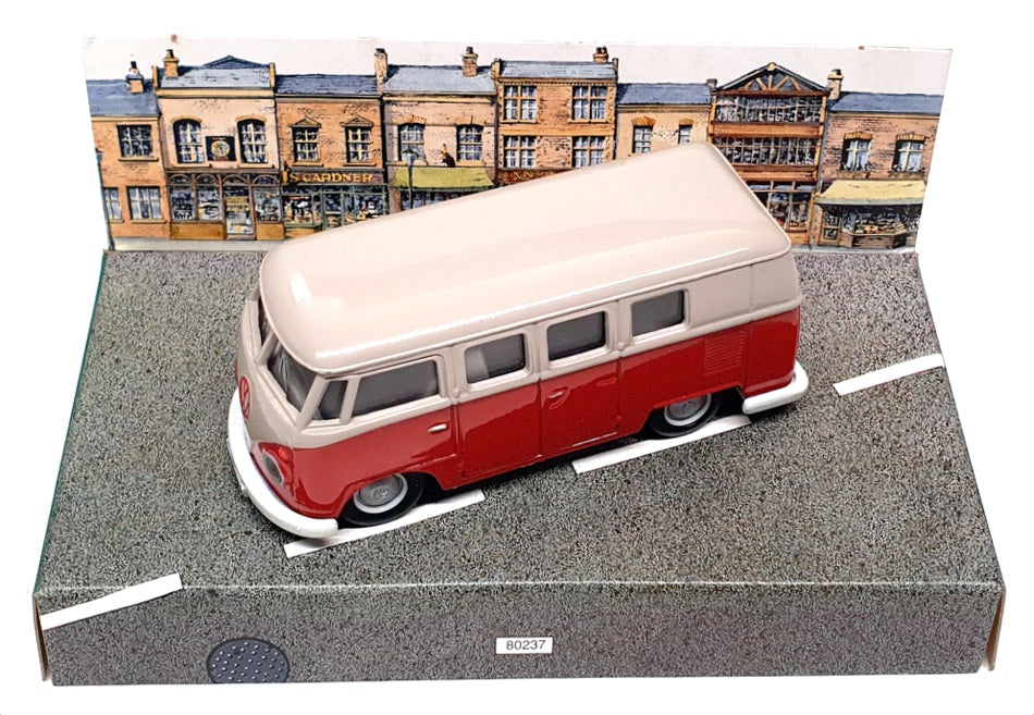 Corgi 1/43 Scale Diecast D984 - Volkswagen Caravanette - Red/Grey