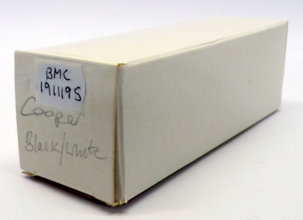 BMC 1/43 Scale Model Car BMC191119S - Mini Cooper - Black/White