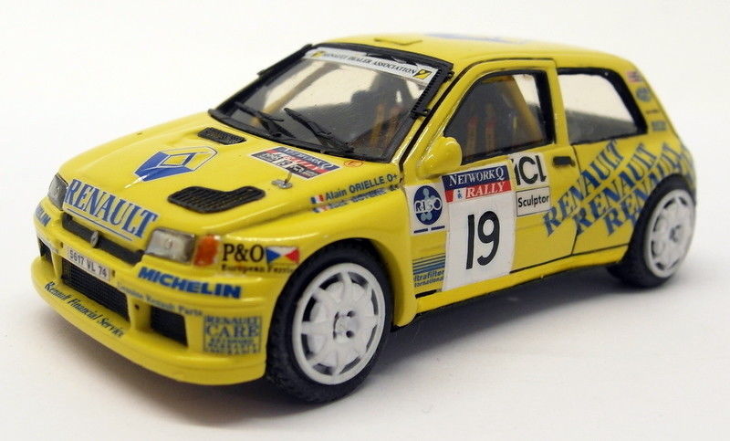 Formula 43 Kits 1/43 Scale White Metal - #19 Renault Clio RAC Rally 1995 #19
