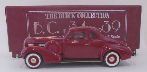 Brooklin Models 1/43 Scale BC021 - 1938 Buick Special Sport Coupe M-46S Maroon