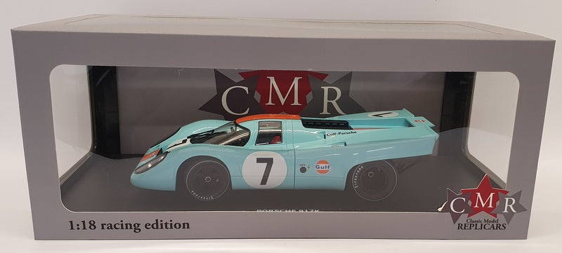 CMR 1/18 Scale Model Car CMR146-7 - Porsche 917K Race Car Gulf #7