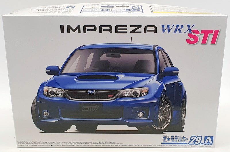 Aoshima 1/24 Scale Model Car Kit 58343 - Subaru Impreza WRX STI