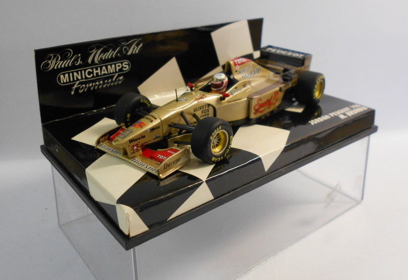 MINICHAMPS F1 1/43 Scale - 430 960012 JORDAN PEUGEOT 196 M.BRUNDLE