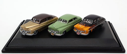 Oxford Diecast 1/87 Scale 87SET002 - 3 Piece 1949 Mercury Set 70th Ann