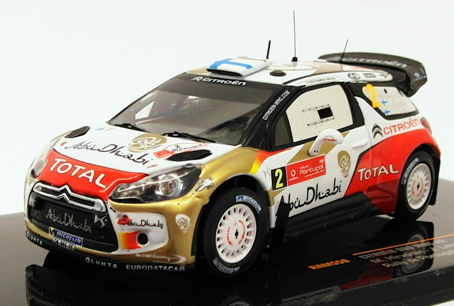 Ixo 1/43 Scale RAM550 - Citroen DS3 WRC - #2 Portugal 2013