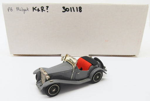 K&R Replicas? 1/43 Scale Built Kit 301118 - MG Midget PB - Grey