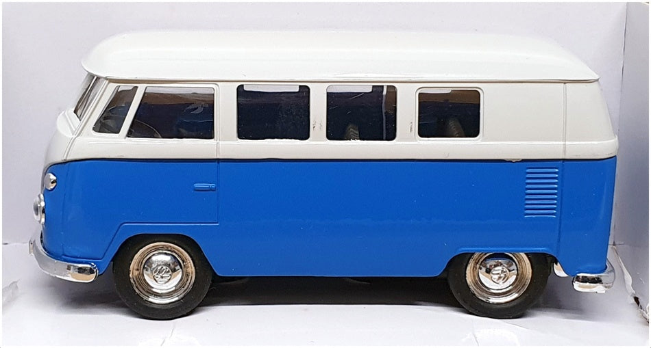 Welly 10.5cm Long Diecast 49764 - Volkswagen T1 Bus - Blue/Lt Grey