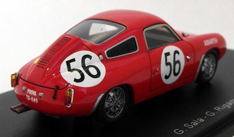 Spark Models 1/43 Scale Resin S1337 - Abarth 700 S #56 Le Mans 1961