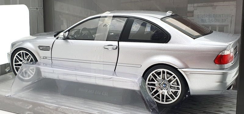 Solido 1/18 Scale Diecast S1806503 - BMW E46 CSL 2003 - Silver/Grey