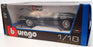 Burago 1/18 Scale Model Car #18 12046 - 1961 Jaguar E Cabriolet - Green