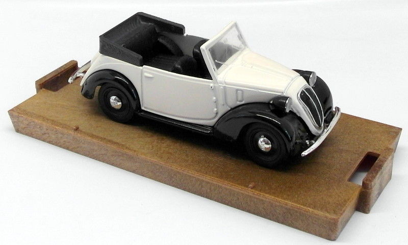 Brumm Models 1/43 Scale Diecast R83 - 1937-39 Fiat 508C Cabriolet - White