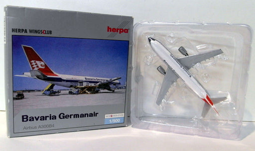 Herpa 1/500 Scale Diecast - 512695 Airbus A300B4 Bavaria Germanair D-AMAX