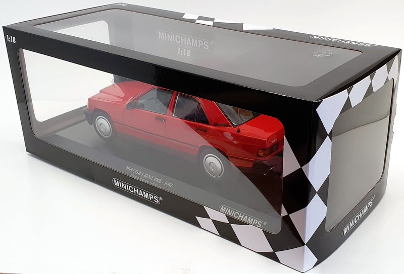 Minichamps1/18 Scale 155037000 - 1982 Mercedes Benz 190E - Red