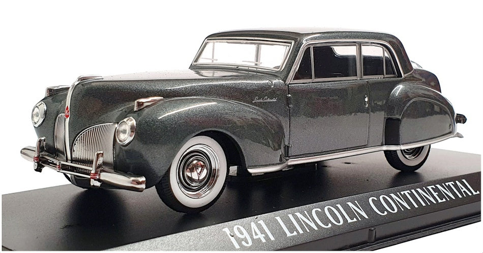 Greenlight 1/43 Scale 86325 - 1941 Lincoln Continental - Met Grey