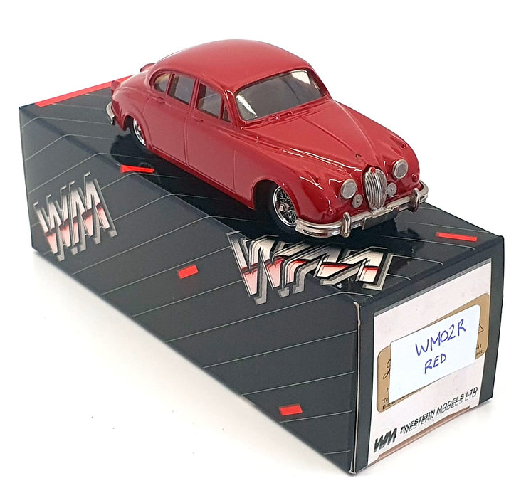 Western Models 1/43 Scale Model Car WM02R - Jaguar Mk2 - Red