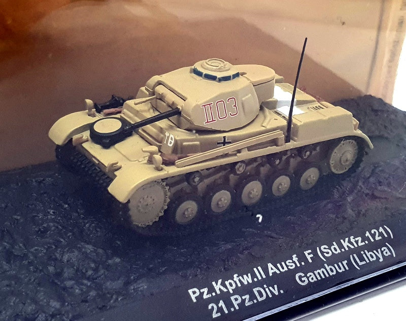 Altaya 1/72 Scale AL14820J - Pz.Kpfw.II Ausf. F (Sd.Kfz.121) 21.Pz.Div. Libya