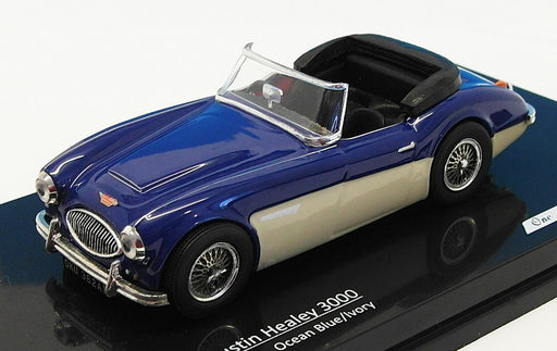Vitesse 1/43 Scale Model Car 22003 - Austin Healey 3000 - Ocean Blue/Ivory