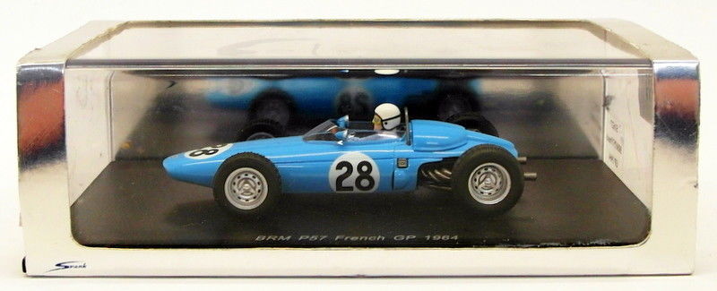 Spark 1/43 Scale Model Car S1627 - BRM P57 French GP 1964 - M.Trintignant
