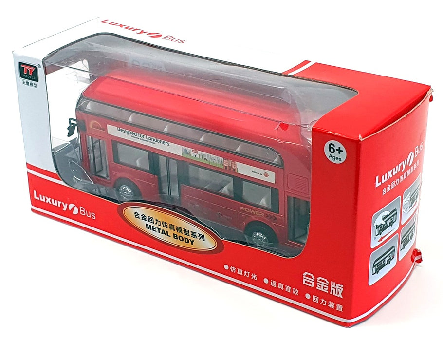TY Models 17cm Long Diecast 30042 - Pull Back & Go Luxury Bus