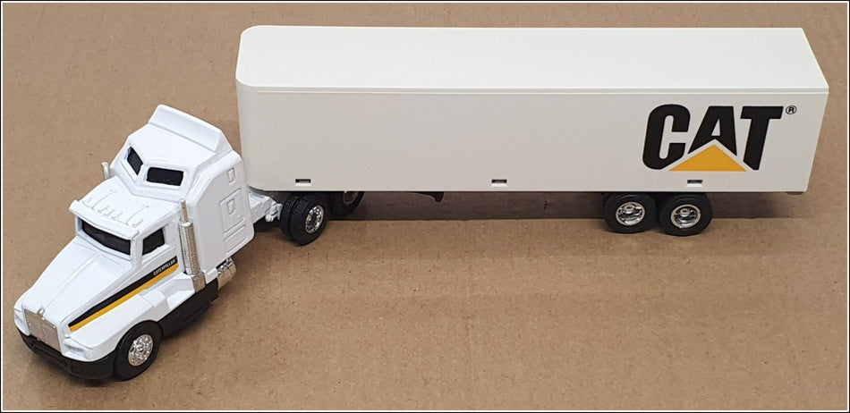 Ertl 1/64 Scale Diecast 7705 - Kenworth Truck & Trailer CAT - White