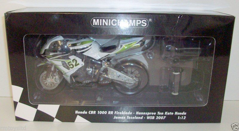 MINICHAMPS 1/12 - 122 071252 HONDA CBR 1000RR FIREBLADE HANNSPREE TEN KATE