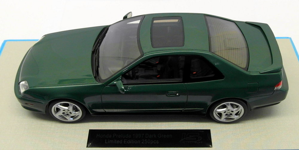 LS Collectibles 1/18 Scale Model Car LS038D - 1997 Honda Prelude - Dk Green