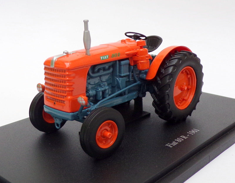 Hachette 1/43 Scale Model Tractor HT066 - 1961 Fiat 80 R - Orange