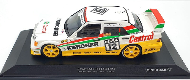 Minichamps 1/18 Scale 155 923612 Mercedes-Benz 190E Maas-Schons Ommen DTM 1992