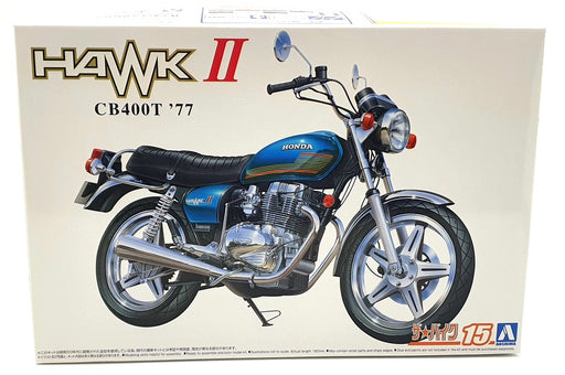 Aoshima 1/12 Scale Kit 15 - Honda Hawk II CB400T 1977